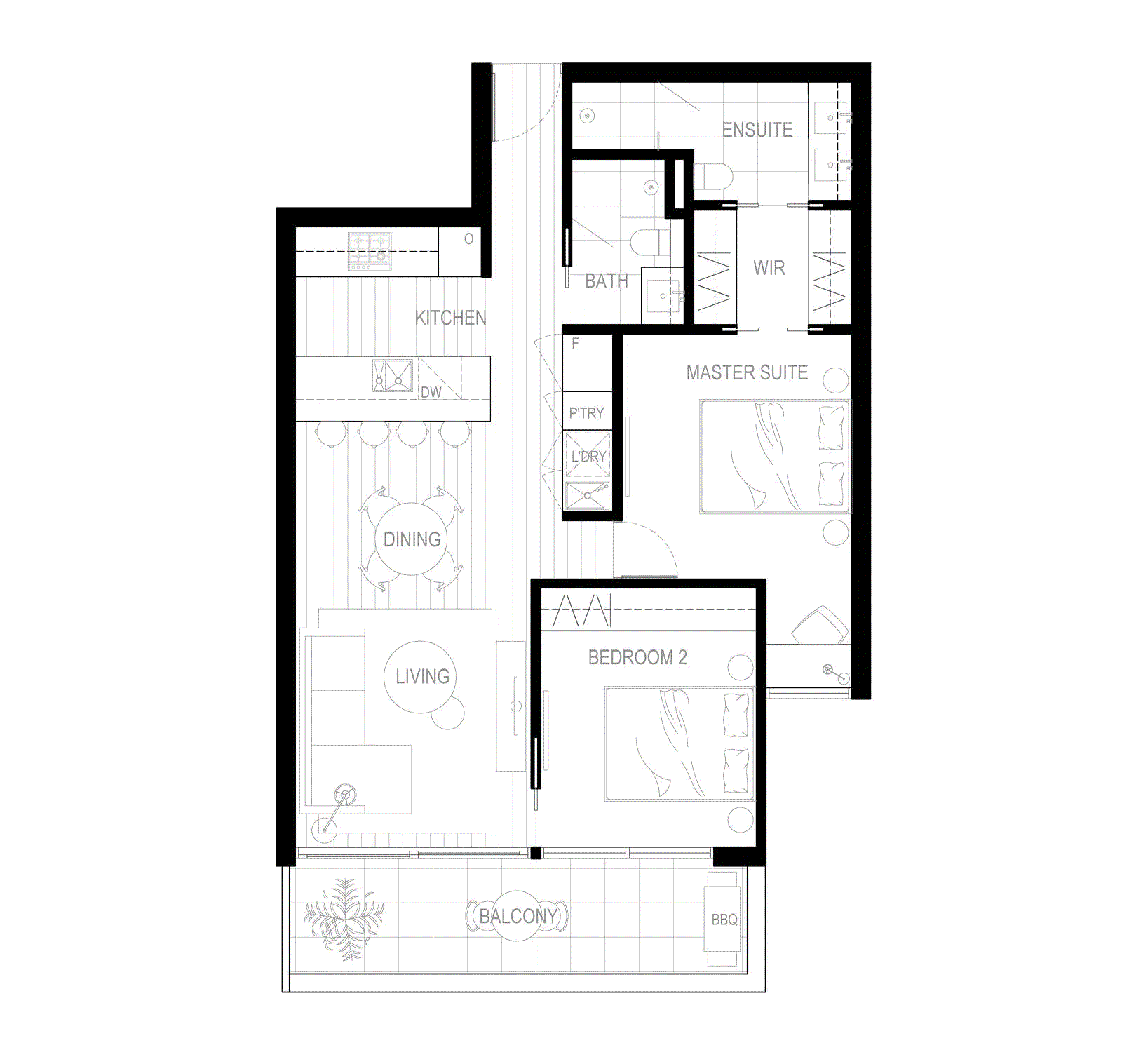 207/240-250 Mckinnon Road, Mckinnon VIC 3204 - Floorplan