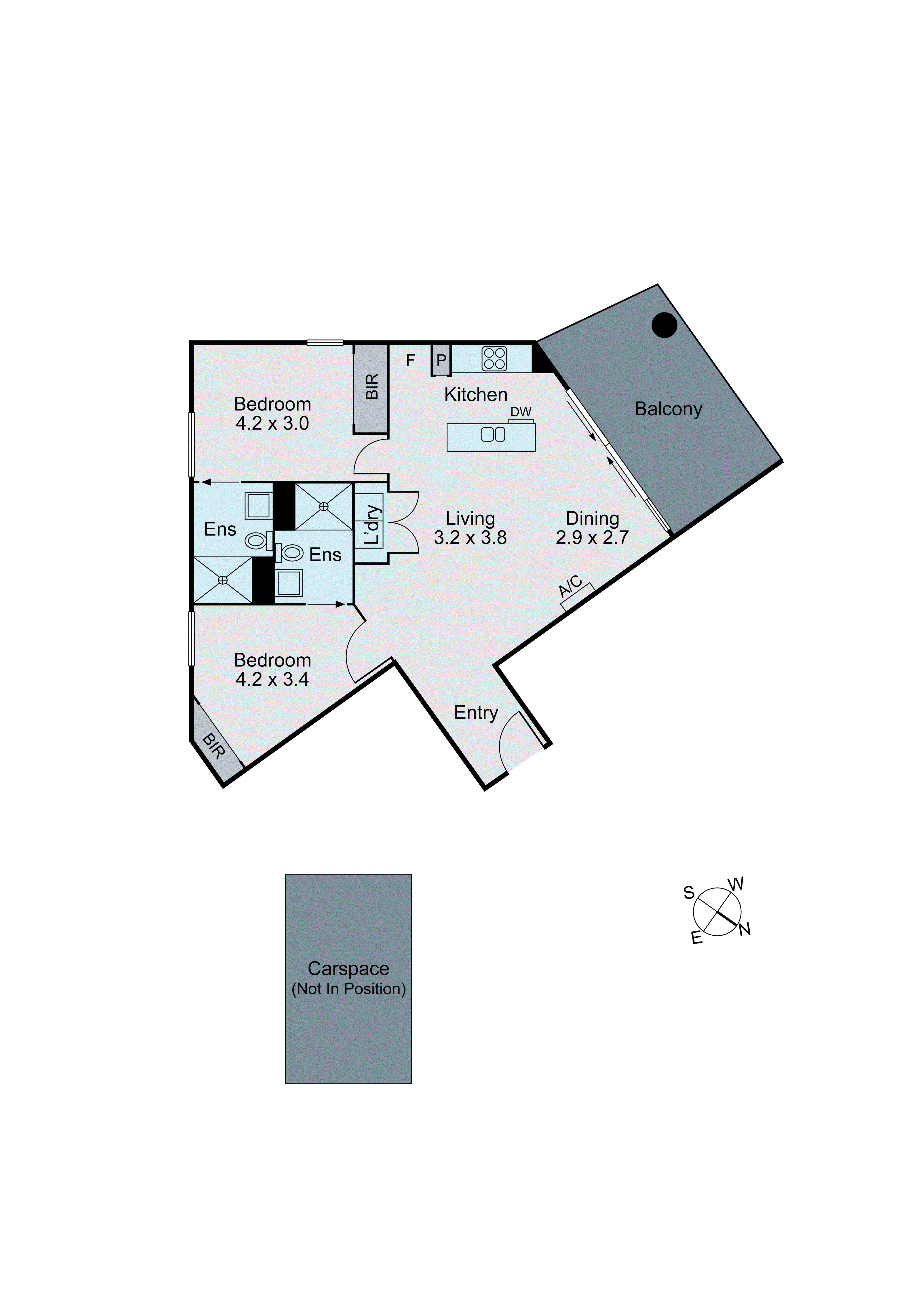 207/25 Trent Street, Glen Iris VIC 3146 - Floorplan