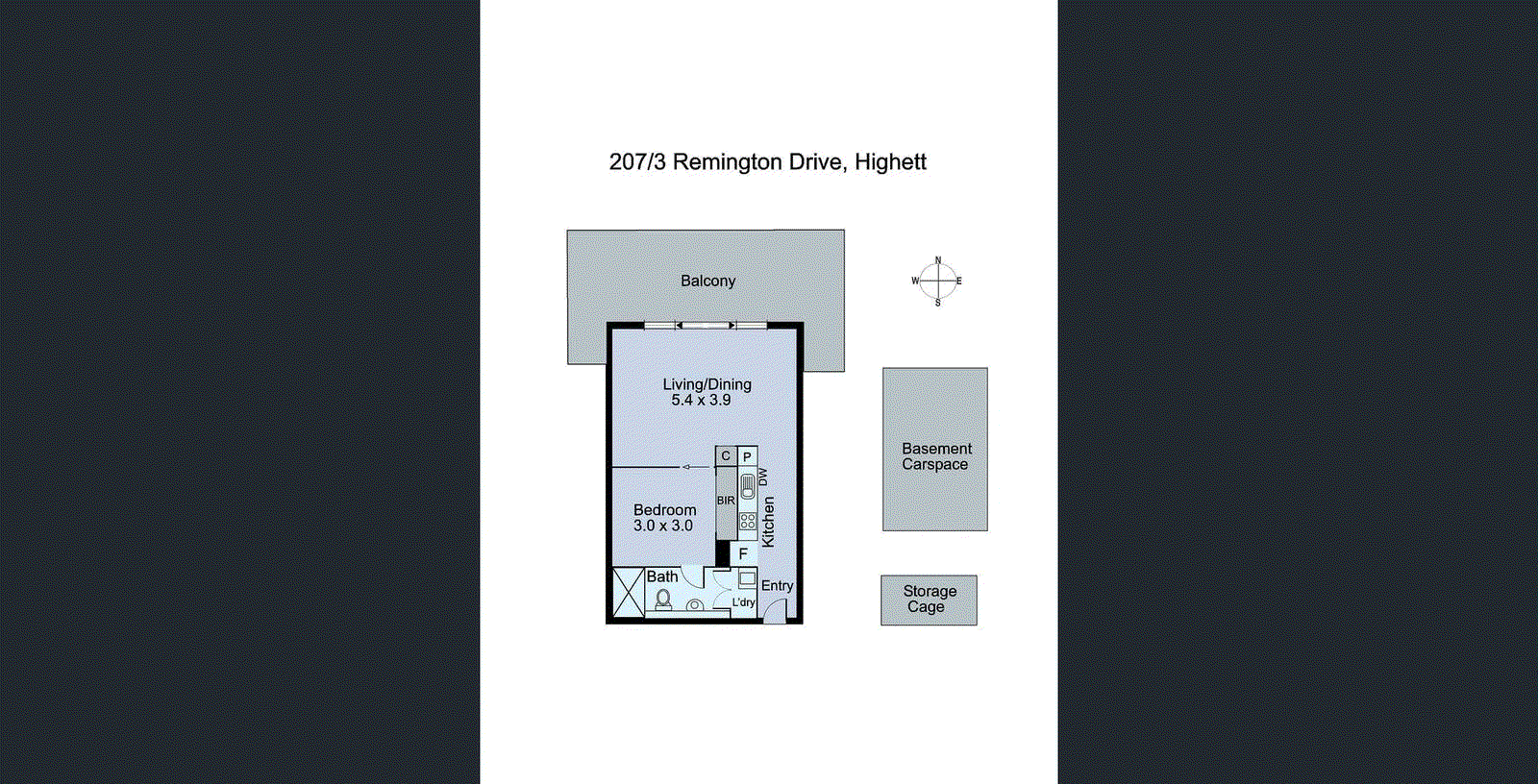 207/3 Remington Drive, Highett VIC 3190 - Floorplan