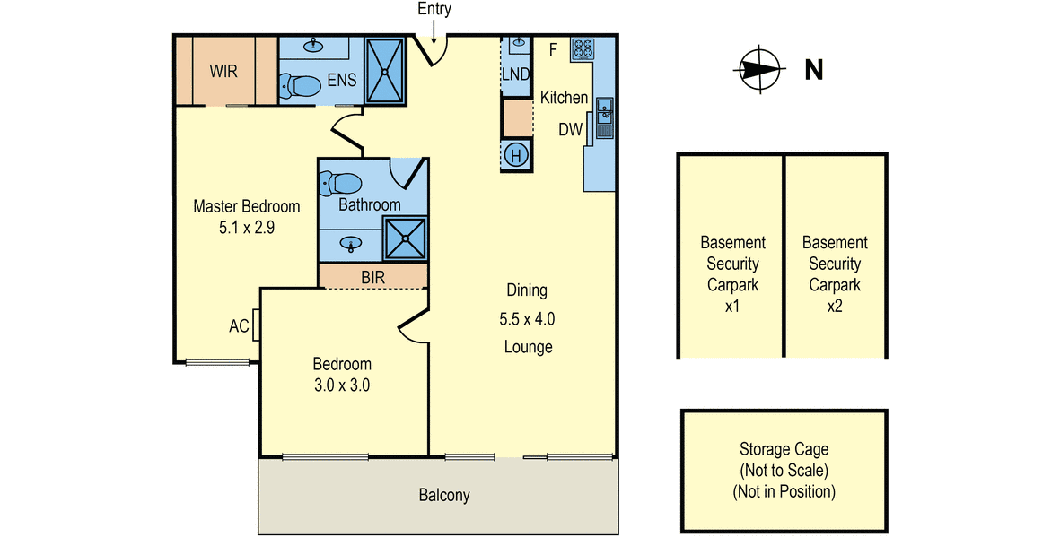 207/35 Childers Street, Mentone VIC 3194 - Floorplan