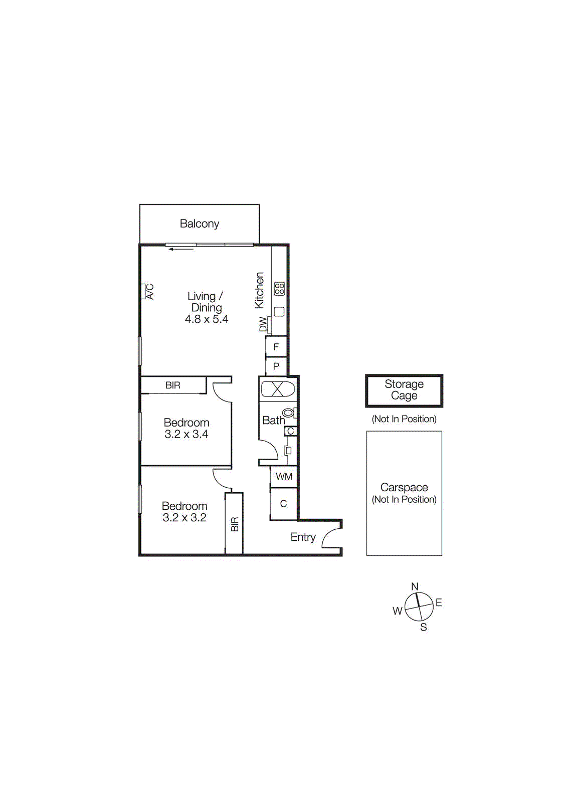 207/43 Duke Street, St Kilda VIC 3182 - Floorplan