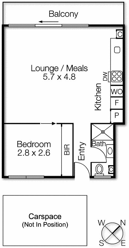 207/78 Inkerman Street, St Kilda VIC 3182 - Floorplan