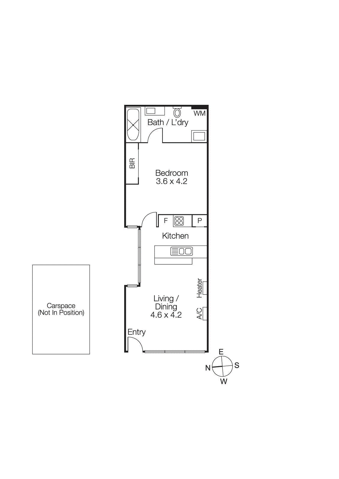 207/91 Dow Street, Port Melbourne VIC 3207 - Floorplan