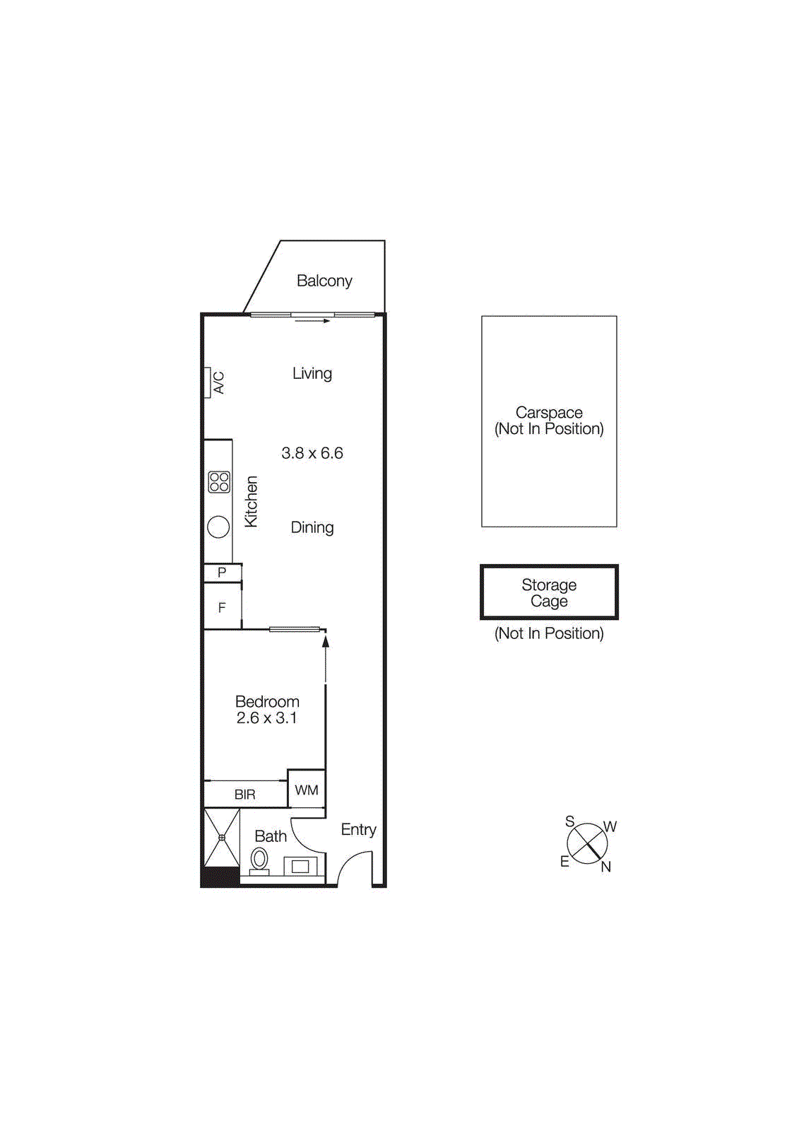 207/99 Dow Street, Port Melbourne VIC 3207 - Floorplan