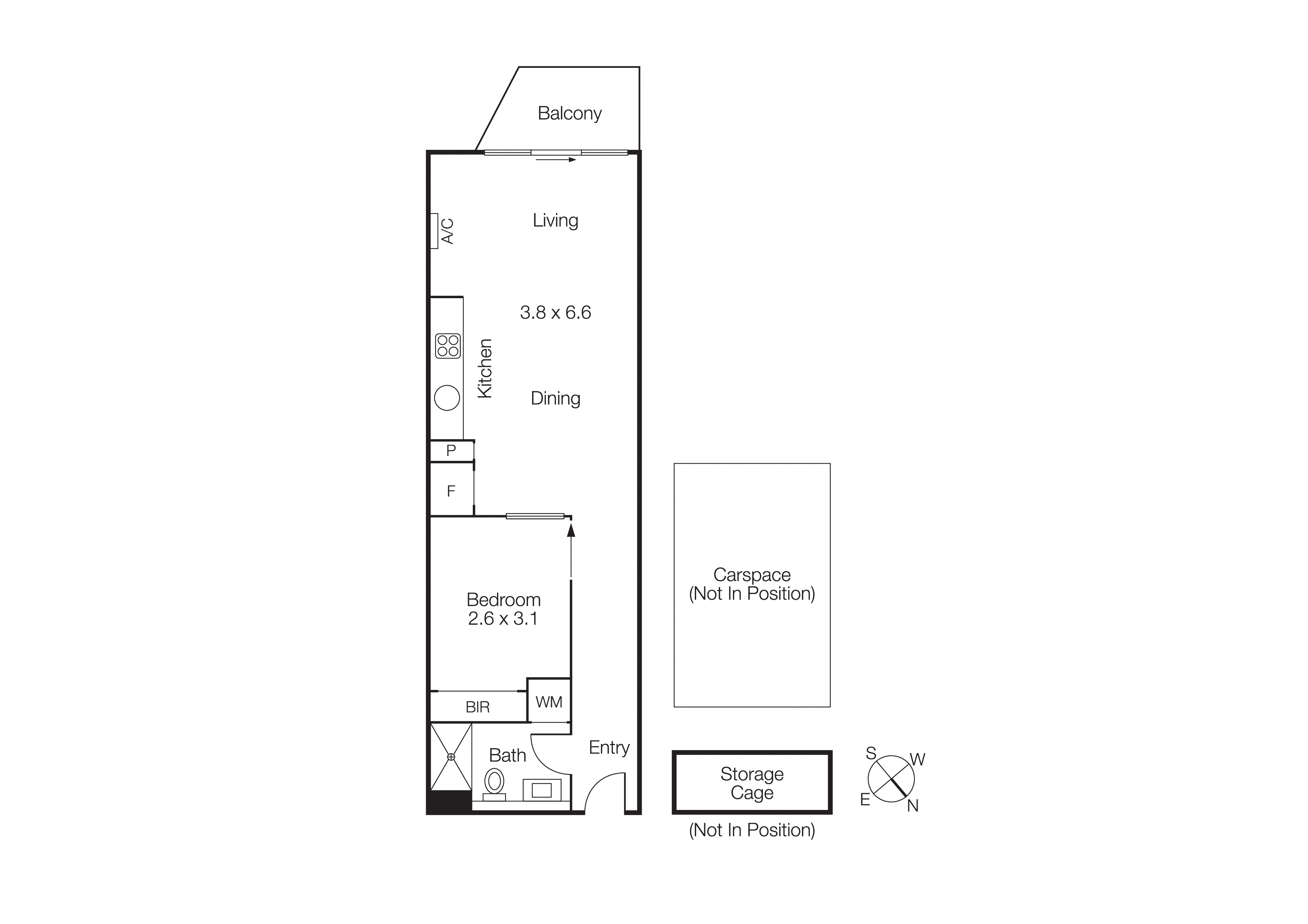 207/99 Dow Street, Port Melbourne VIC 3207 - Floorplan