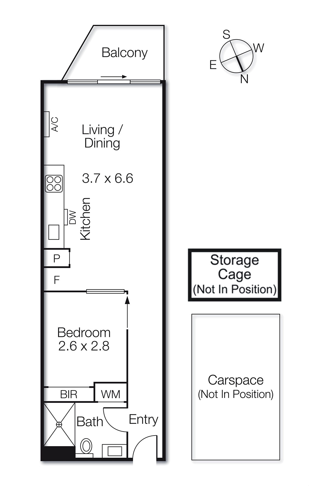 207/99 Dow Street, Port Melbourne VIC 3207 - Floorplan