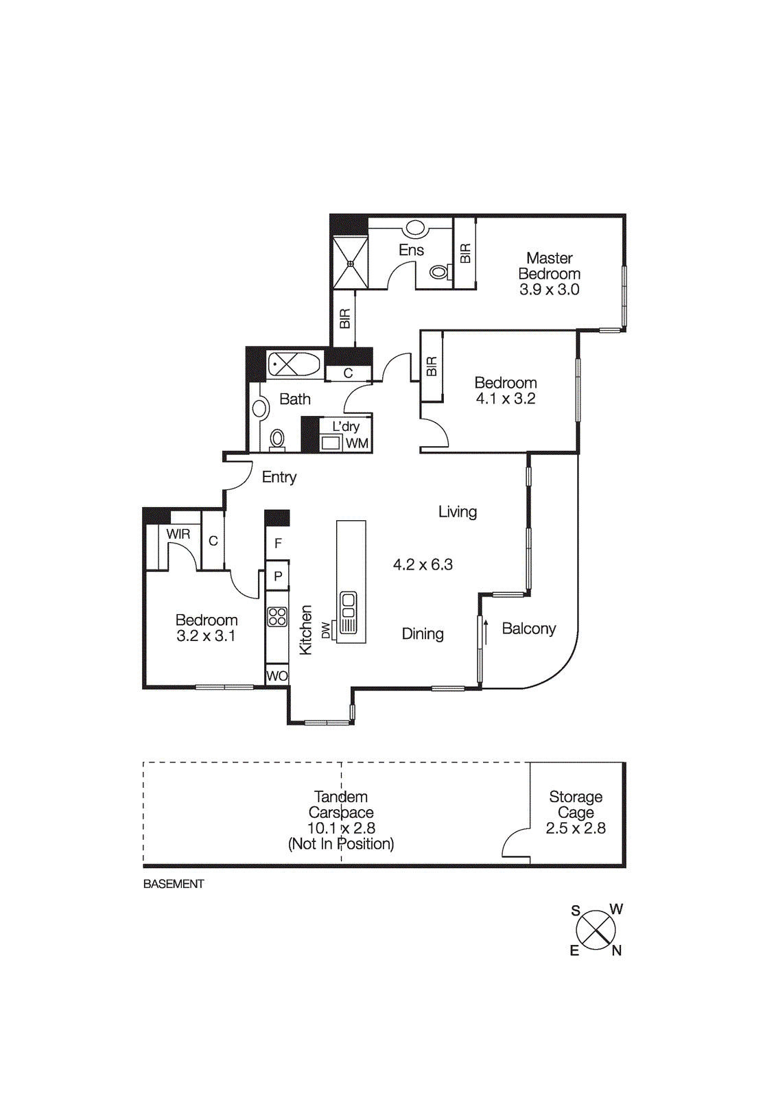 20/8 Graham Street, Port Melbourne VIC 3207 - Floorplan