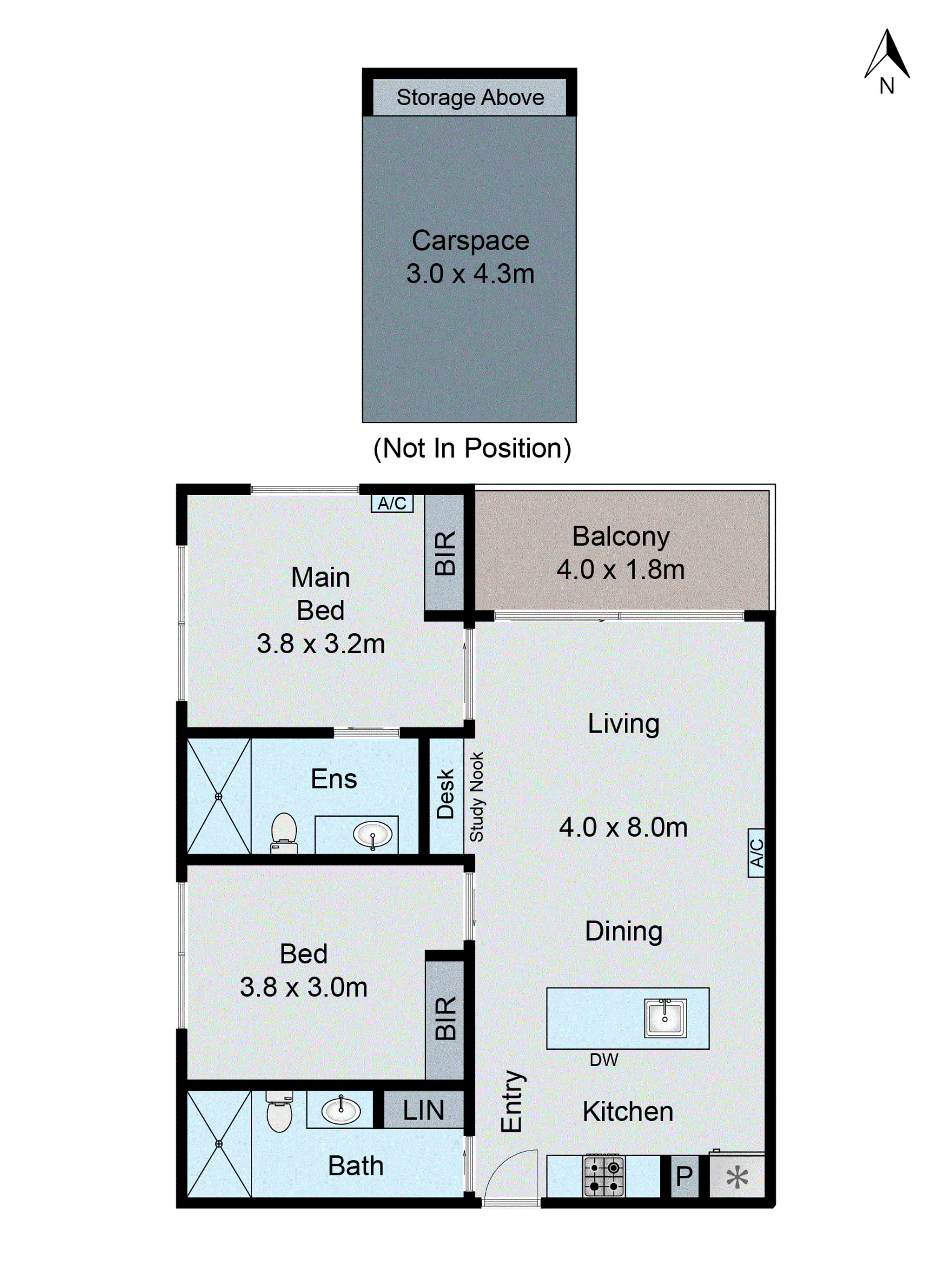 208/146 Bellerine Street, Geelong VIC 3220 - Floorplan