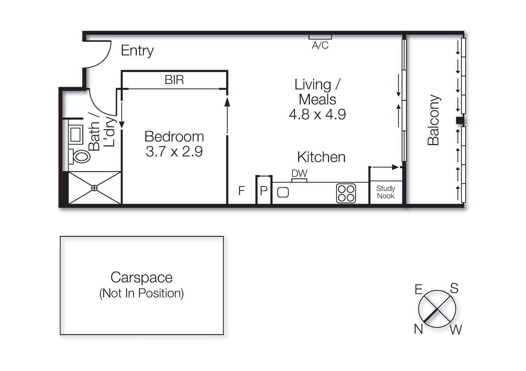 208/15-17 Gordon Street, ELSTERNWICK VIC 3185 - Floorplan