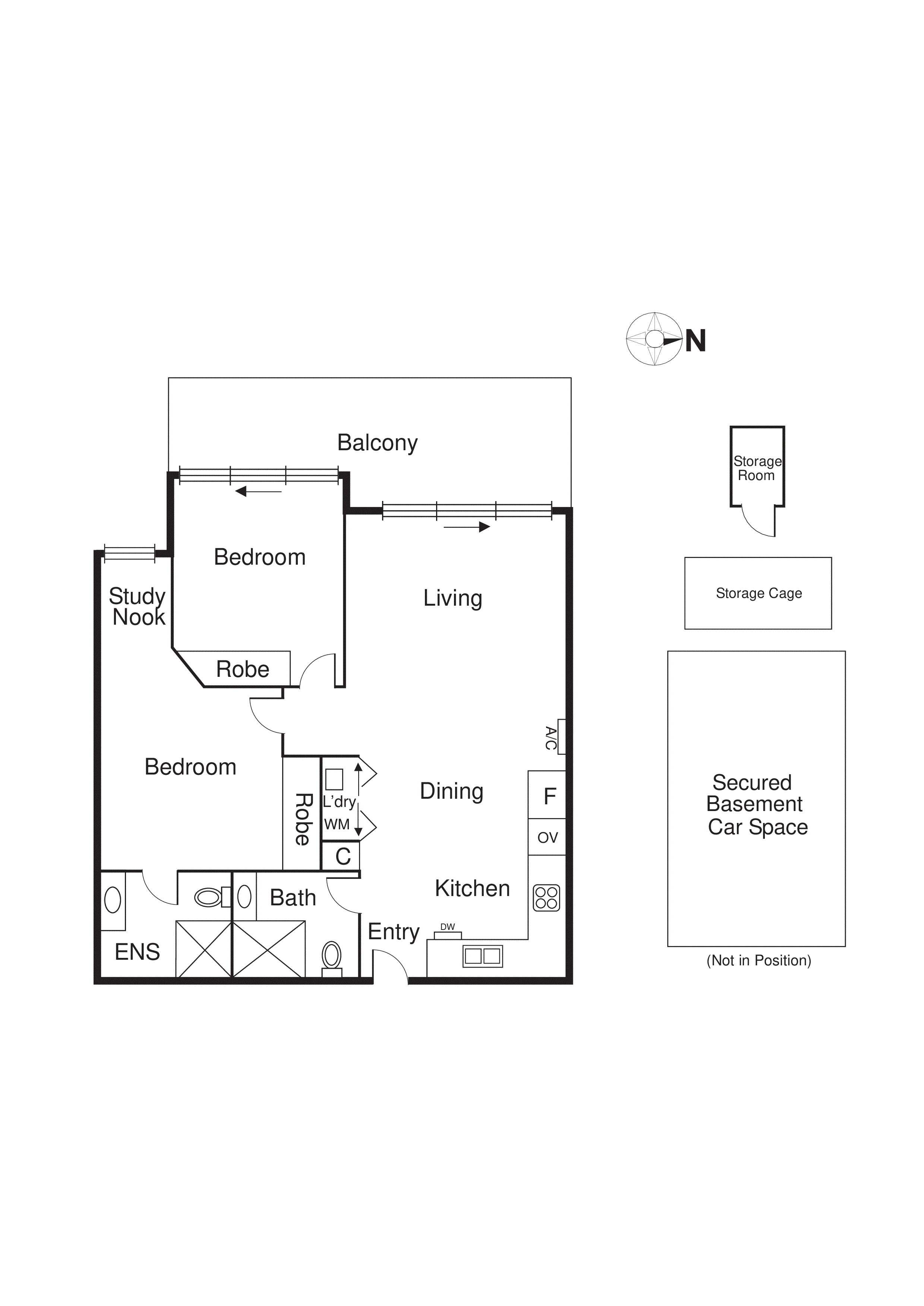 208/18 Hamilton Street, Bentleigh VIC 3204 - Floorplan