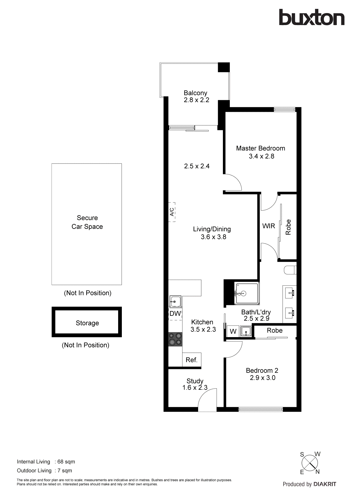 208/195 Station Street, Edithvale VIC 3196 - Floorplan