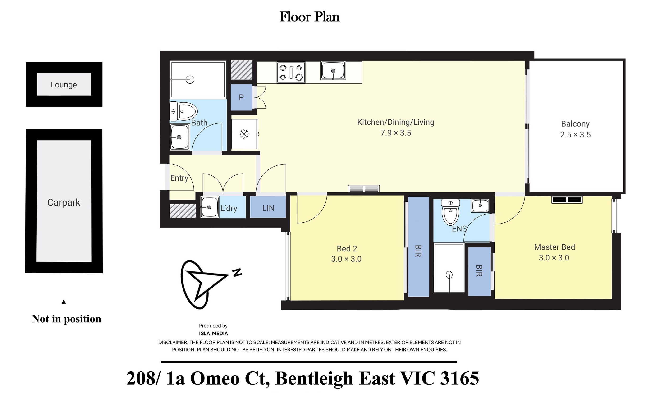 208/1A Omeo Court, Bentleigh East VIC 3165 - Floorplan