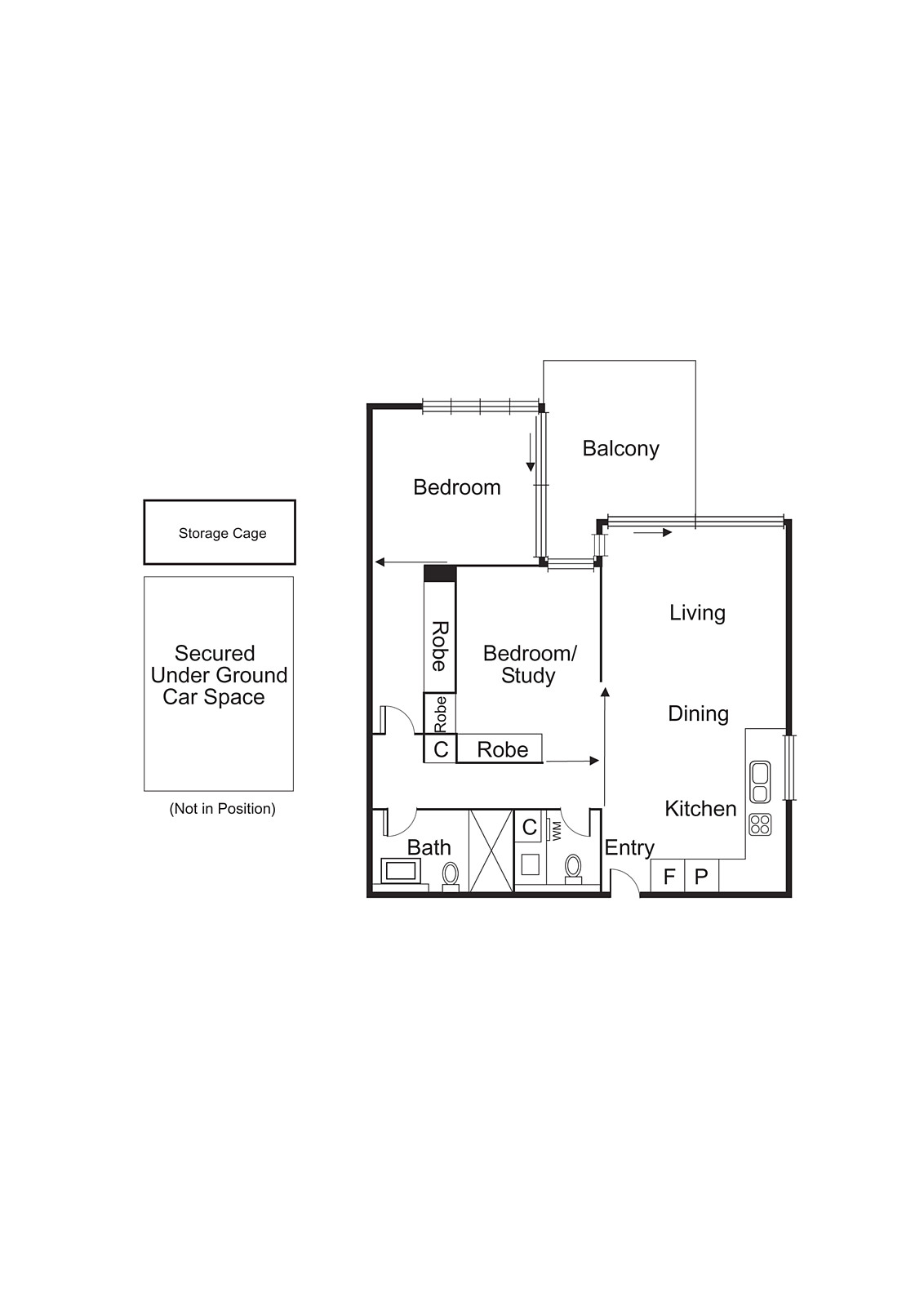 208/79-81 Asling Street, Brighton VIC 3186 - Floorplan
