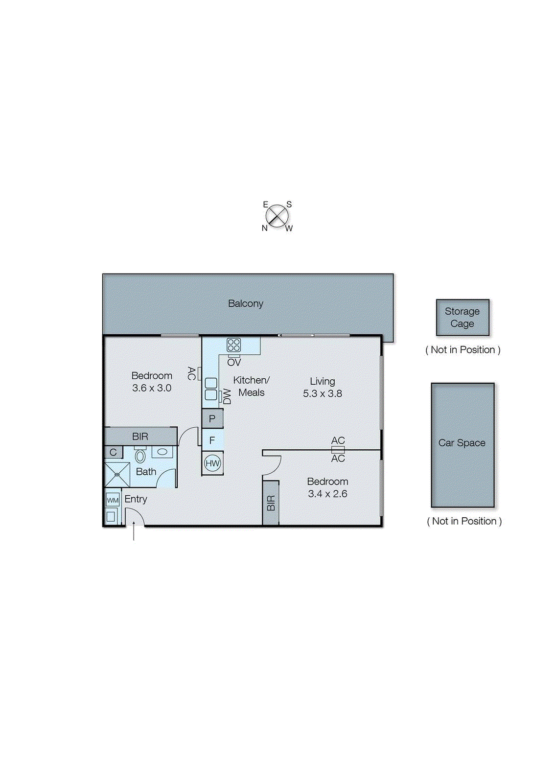 208/90 White Street, Mordialloc VIC 3195 - Floorplan