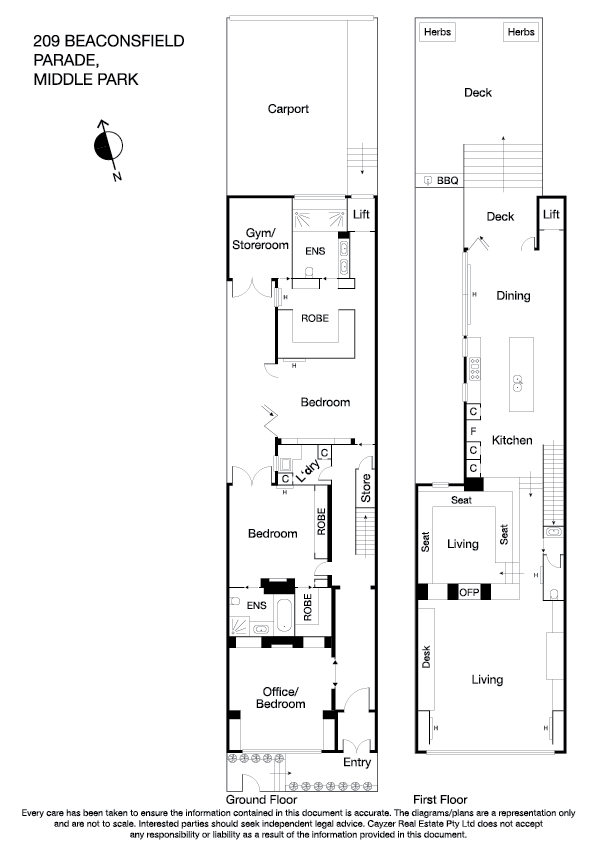 209 Beaconsfield Parade, MIDDLE PARK VIC 3206 - Floorplan