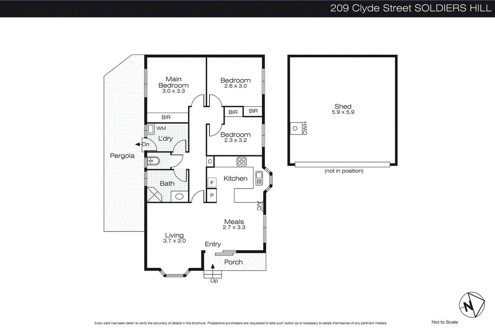 209 Clyde Street, Soldiers Hill VIC 3350 - Floorplan