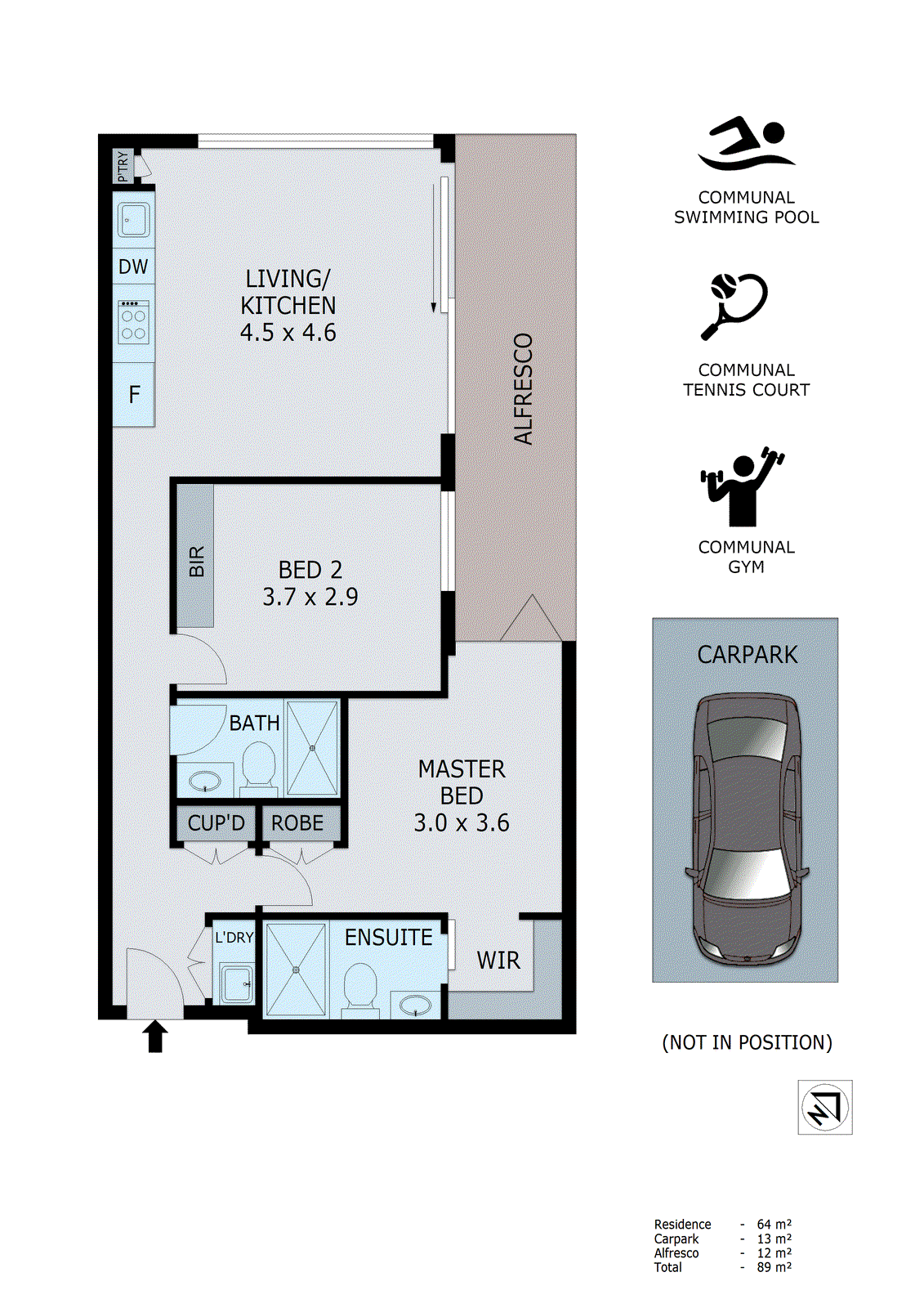 209/109 Mcleod Road, Patterson Lakes VIC 3197 - Floorplan