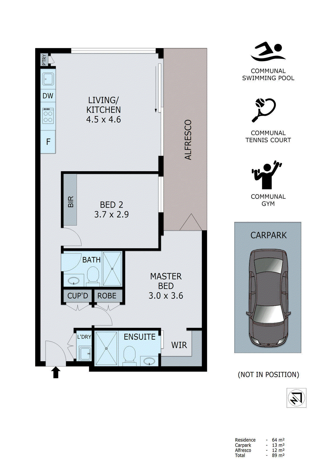 209/109 Mcleod Road, Patterson Lakes VIC 3197 - Floorplan