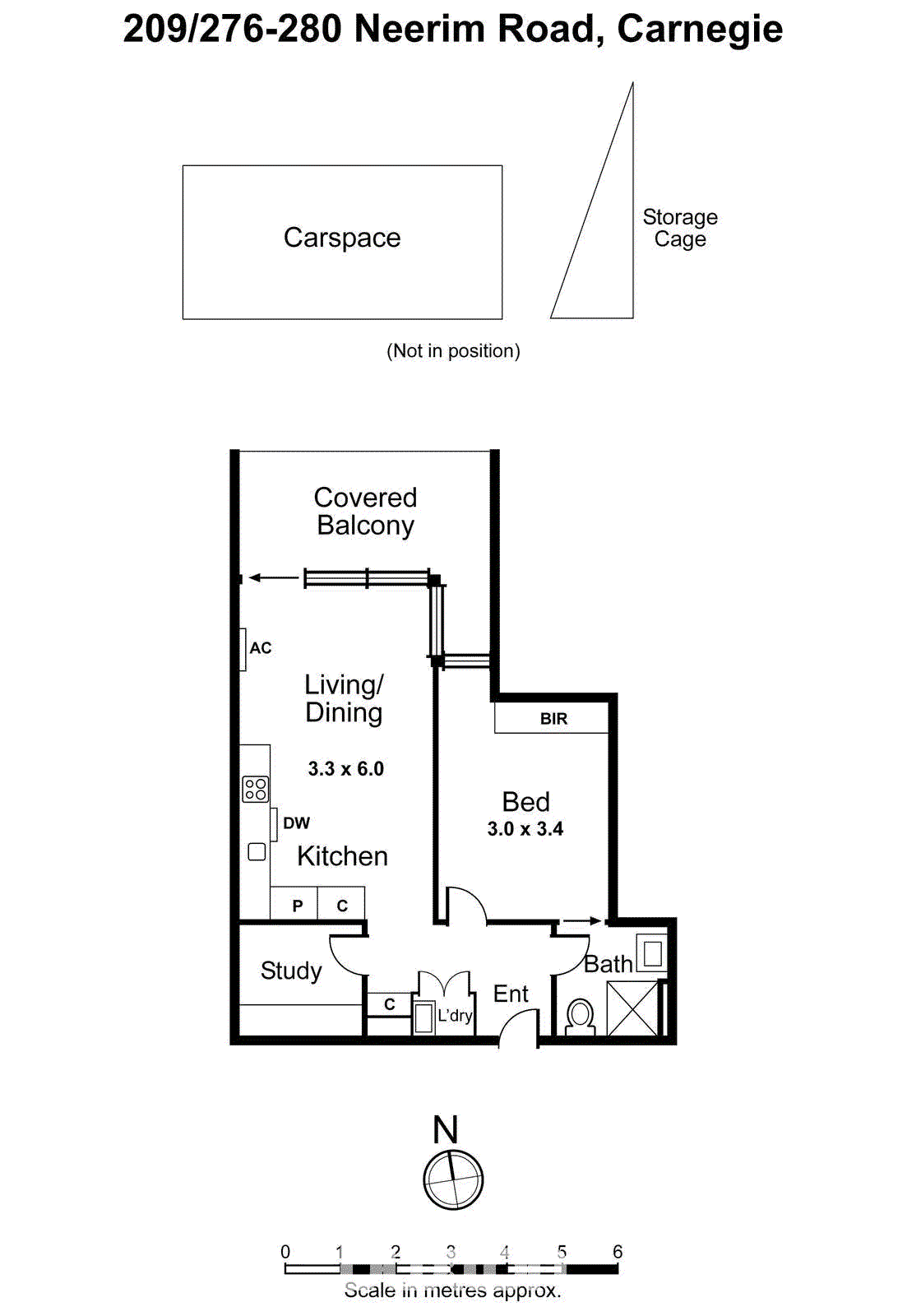 209/276-280 Neerim Road, Carnegie VIC 3163 - Floorplan