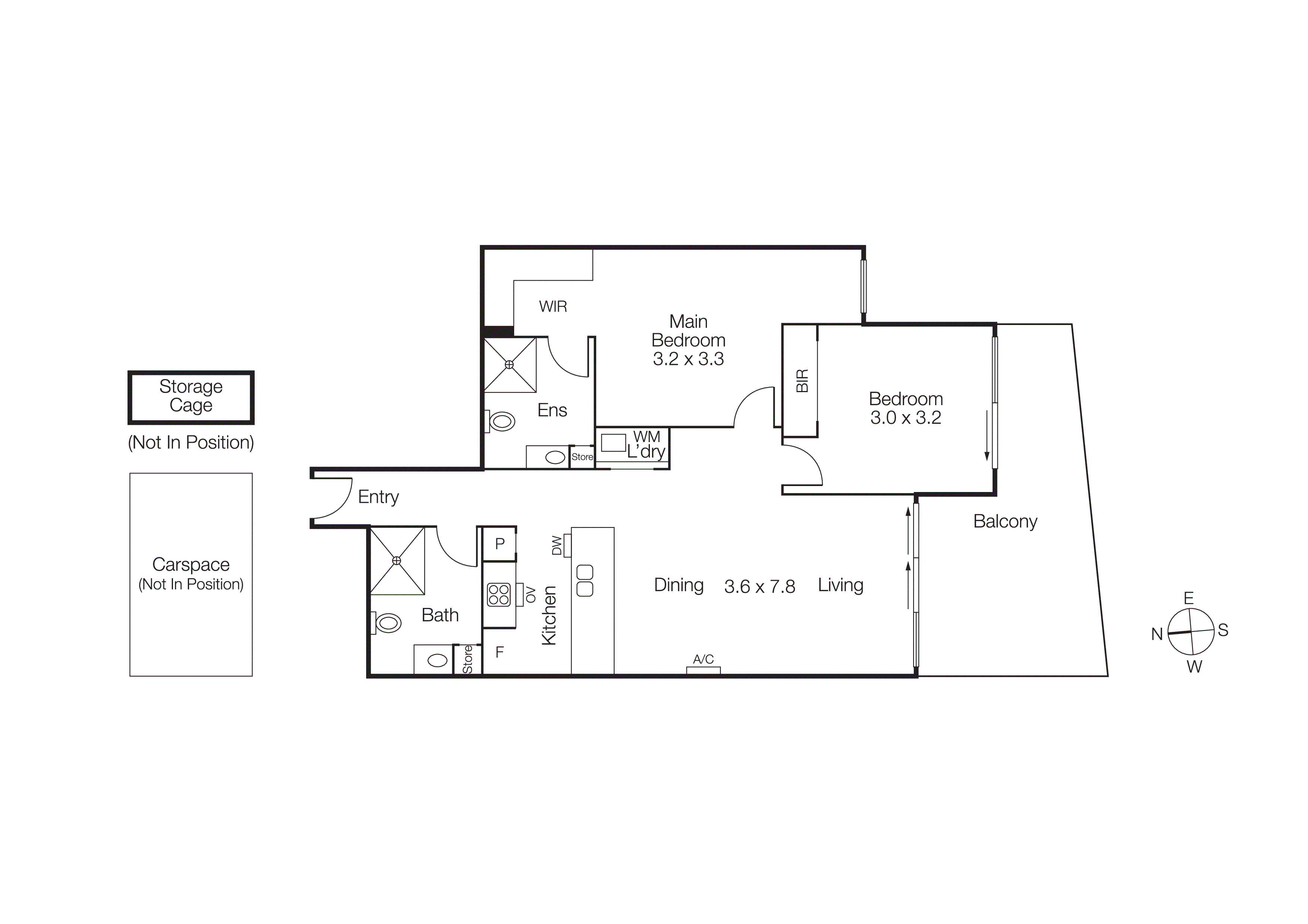 209/28 Jersey Parade, Carnegie VIC 3163 - Floorplan