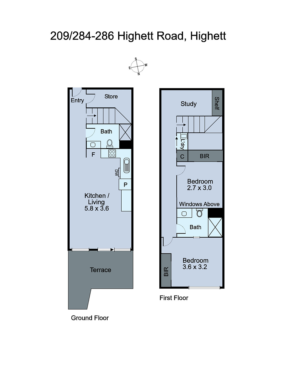 209/284-286 Highett Road, Highett VIC 3190 - Floorplan
