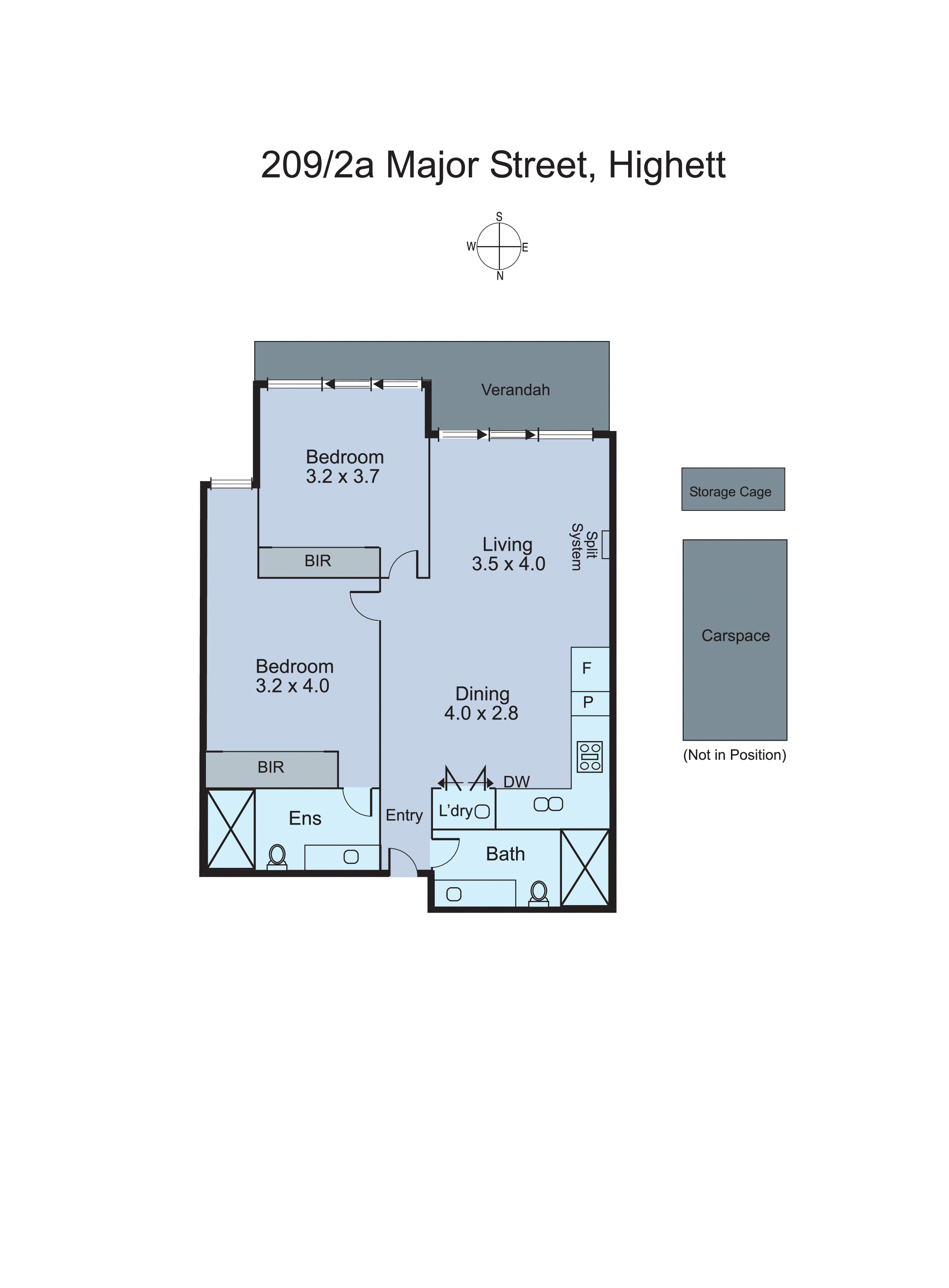 209/2a Major Street, Highett VIC 3190 - Floorplan