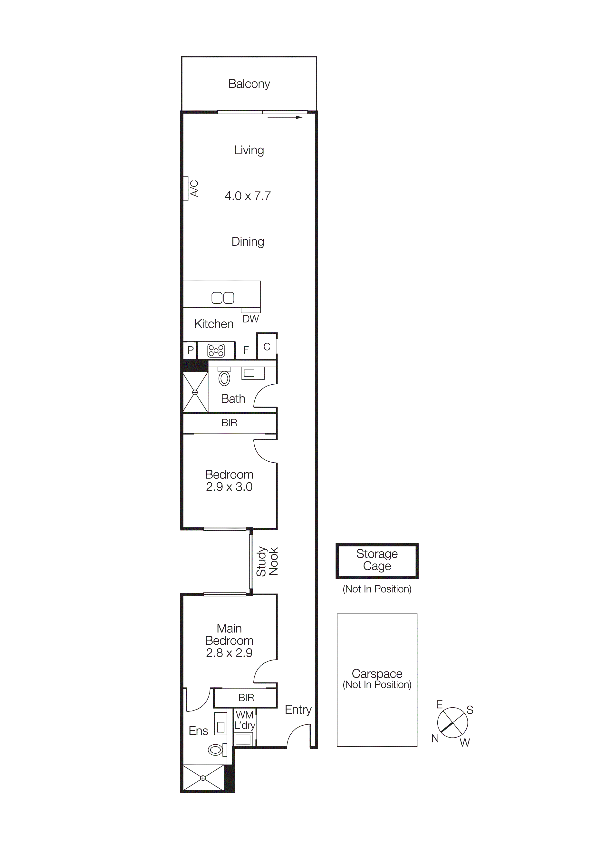 209/41 Nott Street, Port Melbourne VIC 3207 - Floorplan