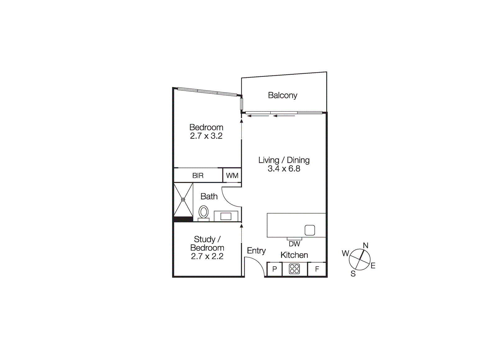 209/74-76 Eastern Road, South Melbourne VIC 3205 - Floorplan