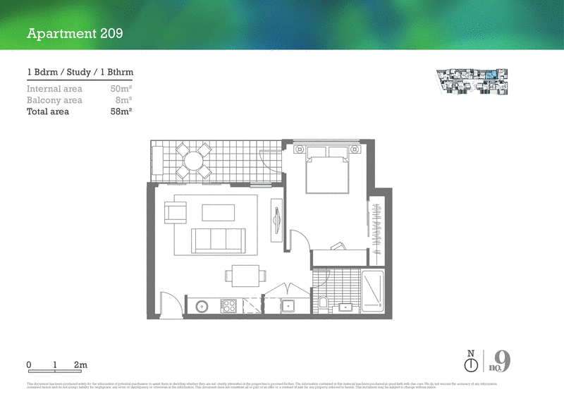 209/9 Chesterville Road, Cheltenham VIC 3192 - Floorplan