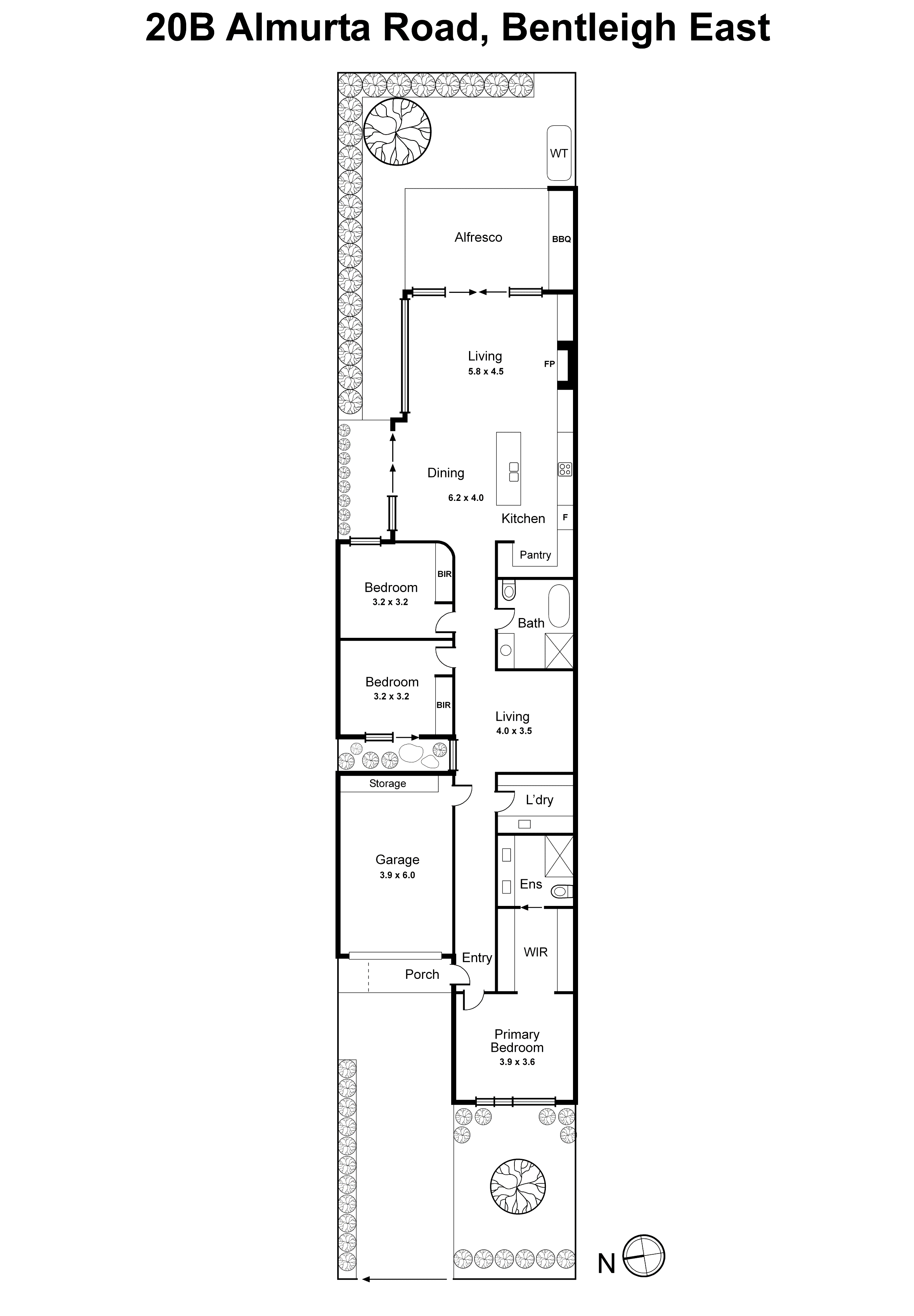 20a & 20b Almurta Road, Bentleigh East VIC 3165 - Floorplan