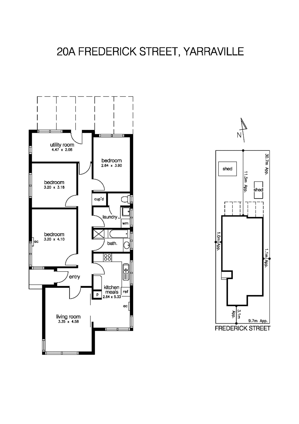 20A Frederick Street, YARRAVILLE VIC 3013 - Floorplan
