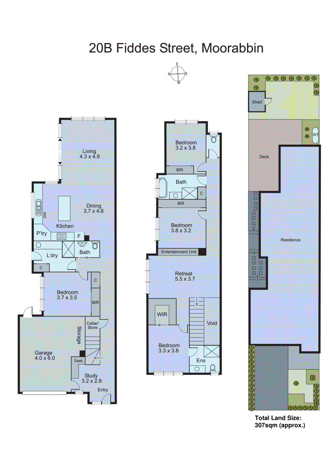20B Fiddes Street, Moorabbin VIC 3189 - Floorplan