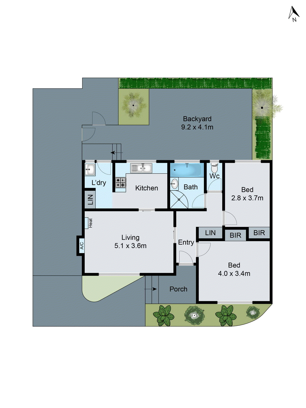 2/1-3 Edmond Street, Springvale VIC 3171 - Floorplan