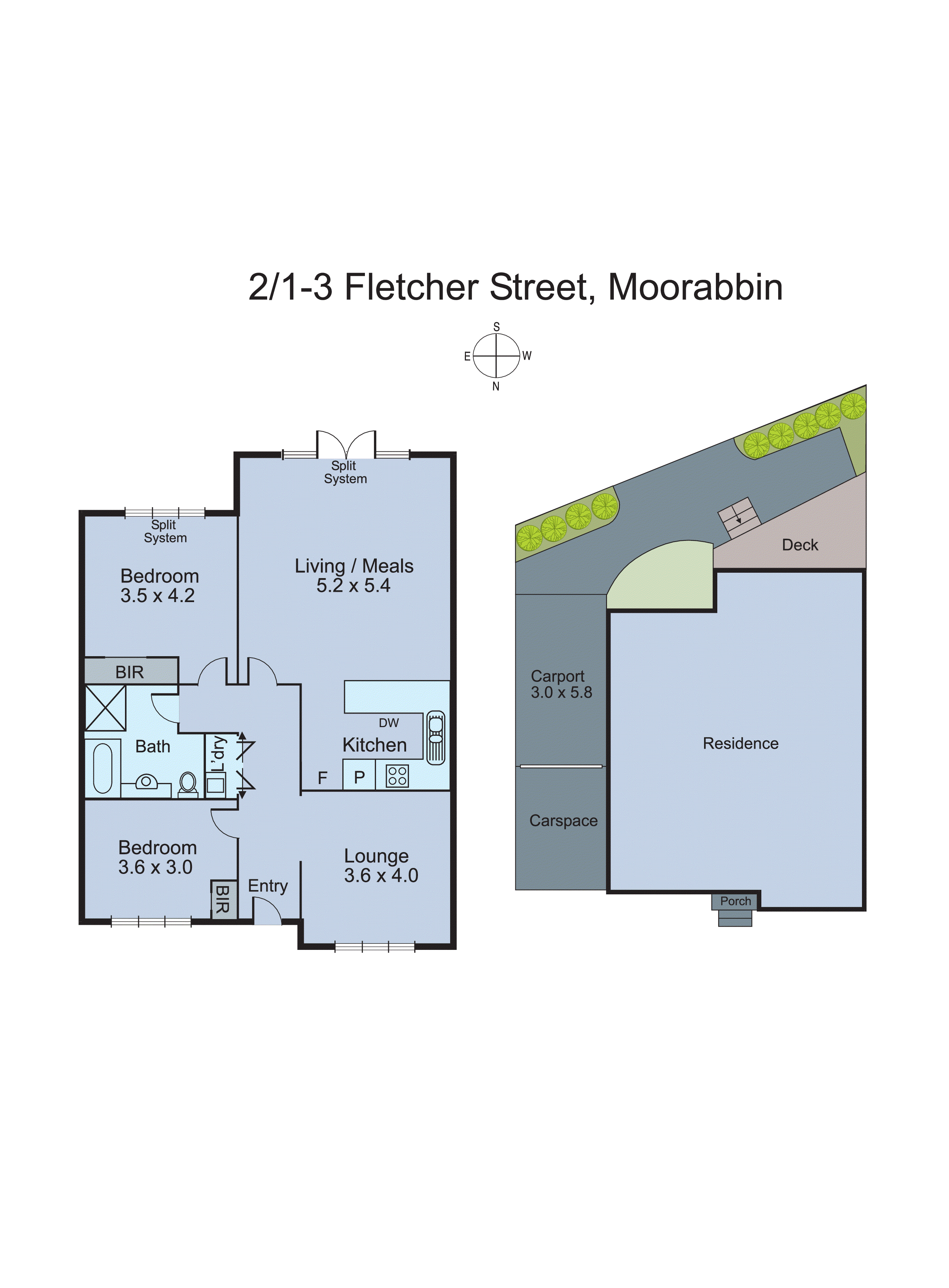 2/1-3 Fletcher Street, Moorabbin VIC 3189 - Floorplan