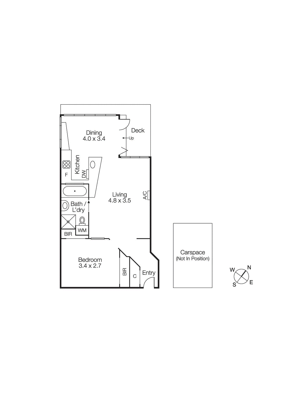 2/1 Acland Street, St Kilda VIC 3182 - Floorplan