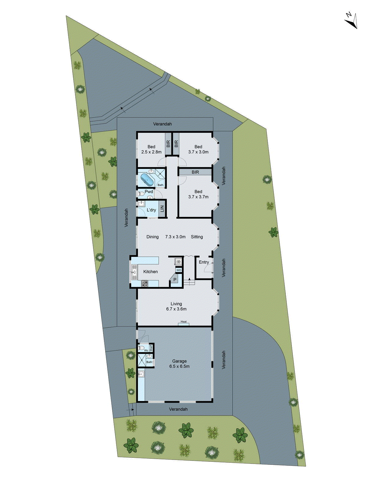 21 Allambee Avenue, Grovedale VIC 3216 - Floorplan