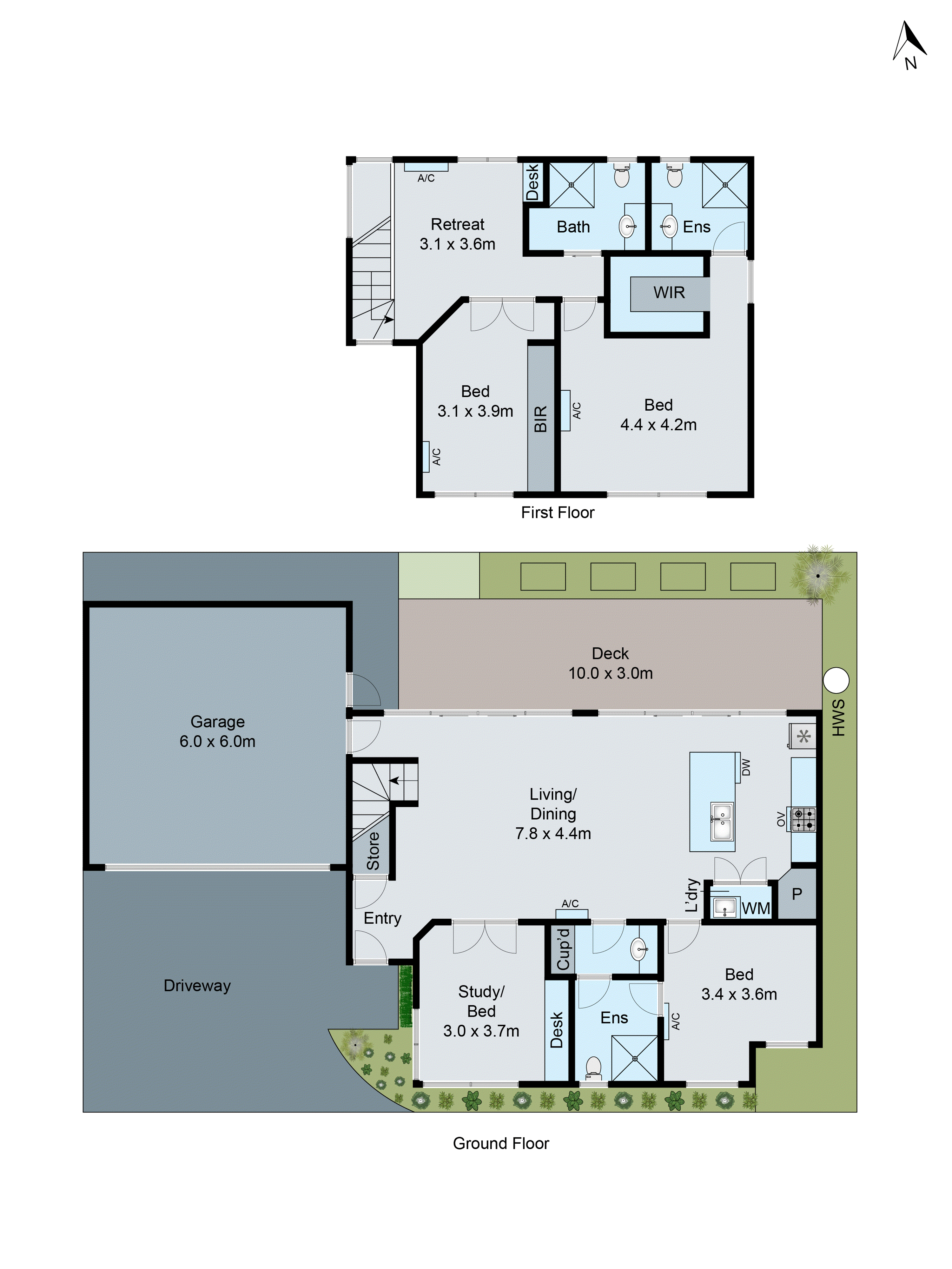 2/1 Baker Street, Murrumbeena VIC 3163 - Floorplan