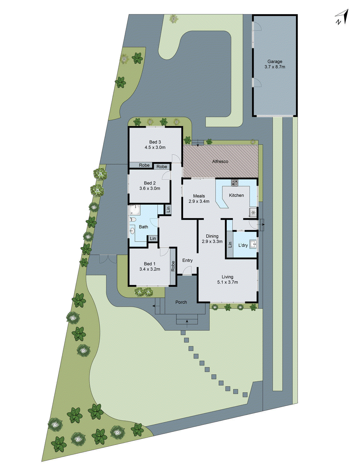 21 Bakewell Street, Herne Hill VIC 3218 - Floorplan
