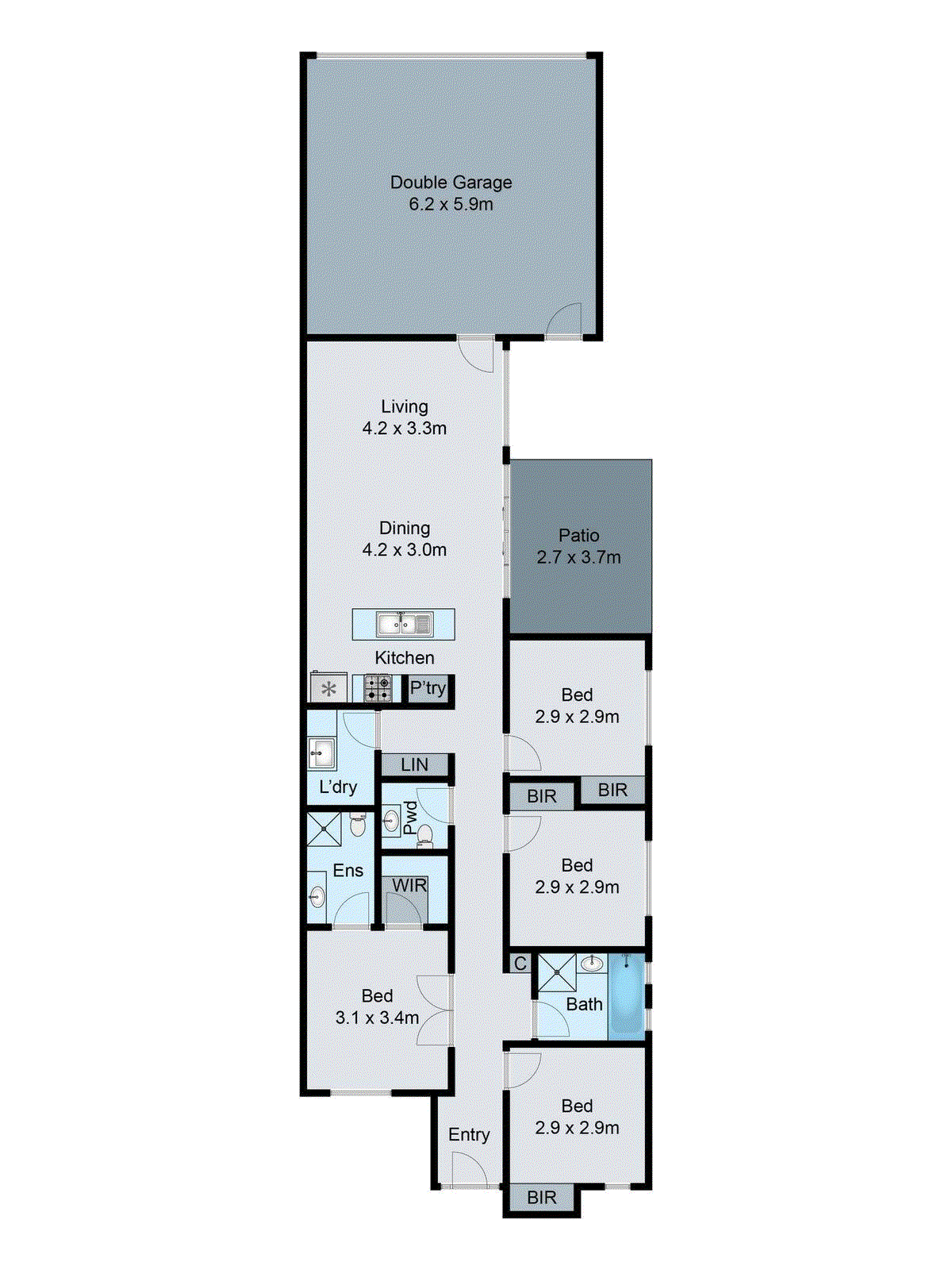 21 Bannister Street, Alfredton VIC 3350 - Floorplan