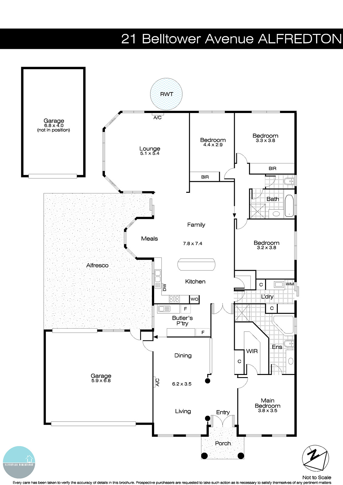 21 Belltower Avenue, Alfredton VIC 3350 - Floorplan