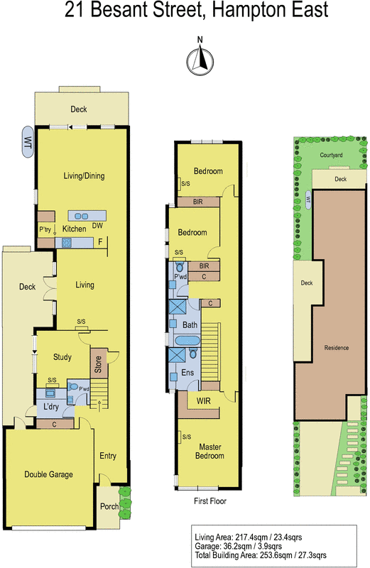 21 Besant Street, Hampton East VIC 3188 - Floorplan
