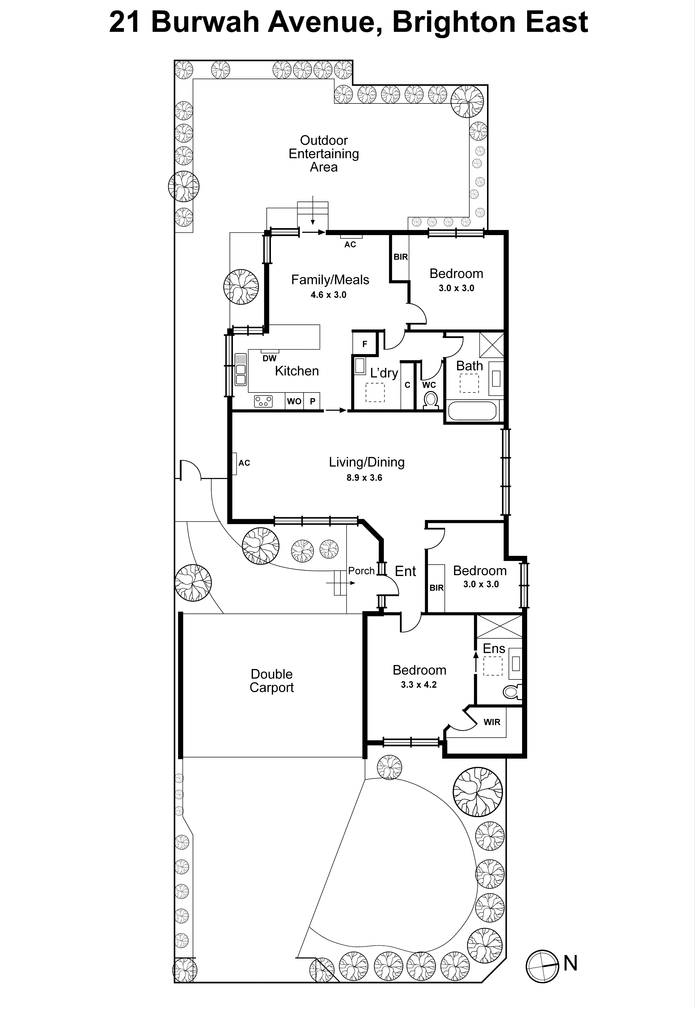 21 Burwah Avenue, Brighton East VIC 3187 - Floorplan