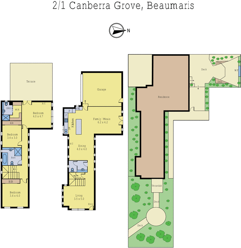 2/1 Canberra Grove, Beaumaris VIC 3193 - Floorplan