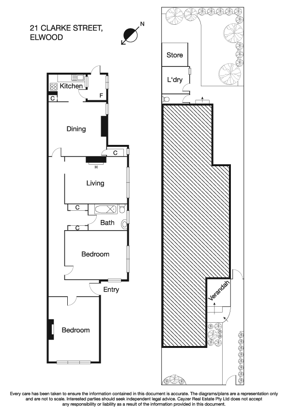 21 Clarke Street, ELWOOD VIC 3184 - Floorplan