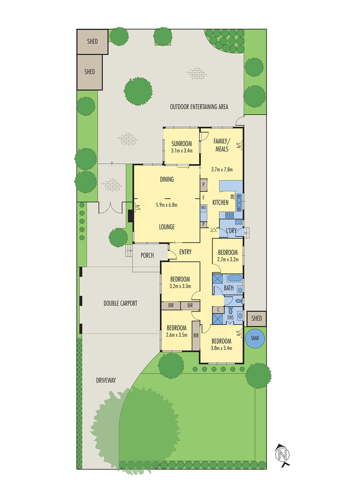 21 Darnley Grove, Wheelers Hill VIC 3150 - Floorplan