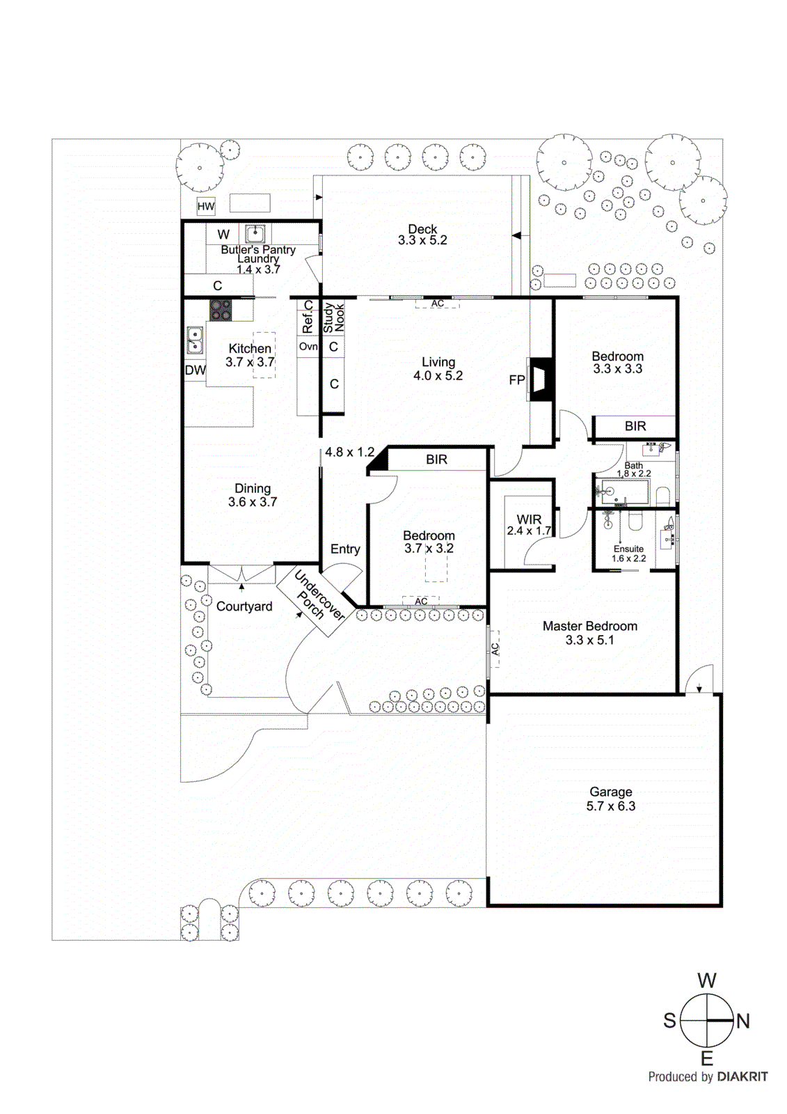 2/1 Deakin Street South, Hampton VIC 3188 - Floorplan