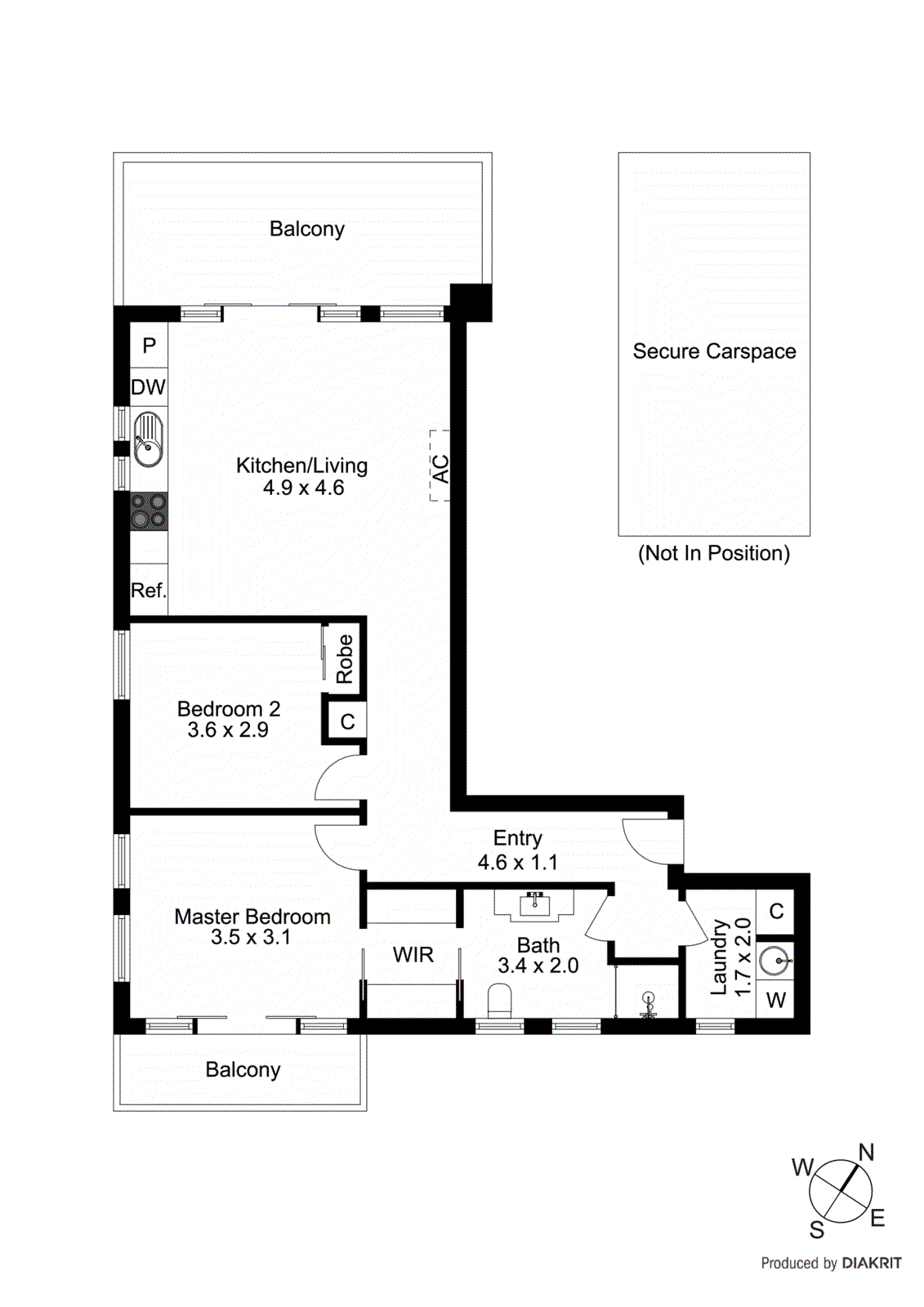 2/1 Edithvale Road, Edithvale VIC 3196 - Floorplan