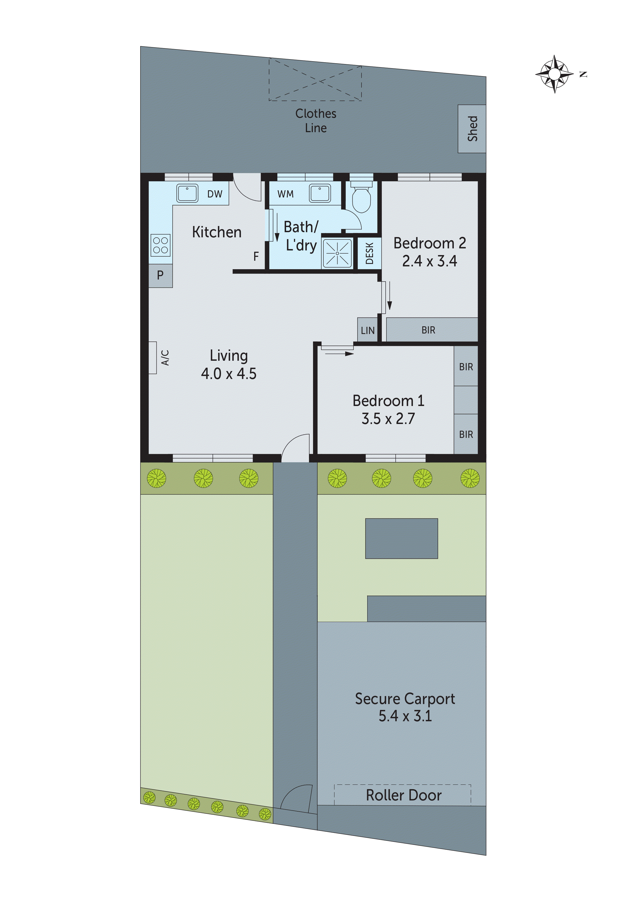 2/1 Everett Close, Herne Hill VIC 3218 - Floorplan