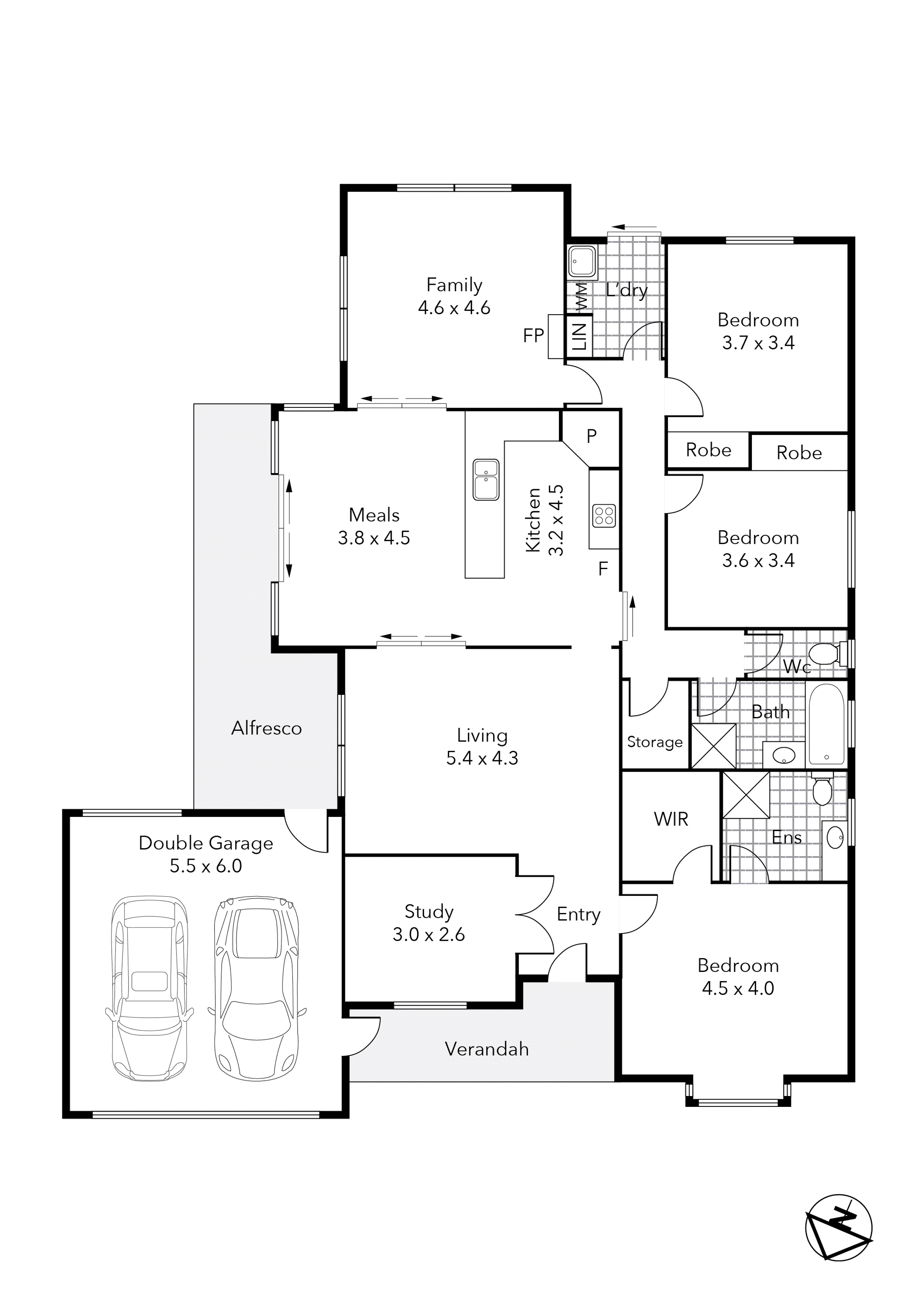 21 Faversham Avenue, Lake Gardens VIC 3355 - Floorplan