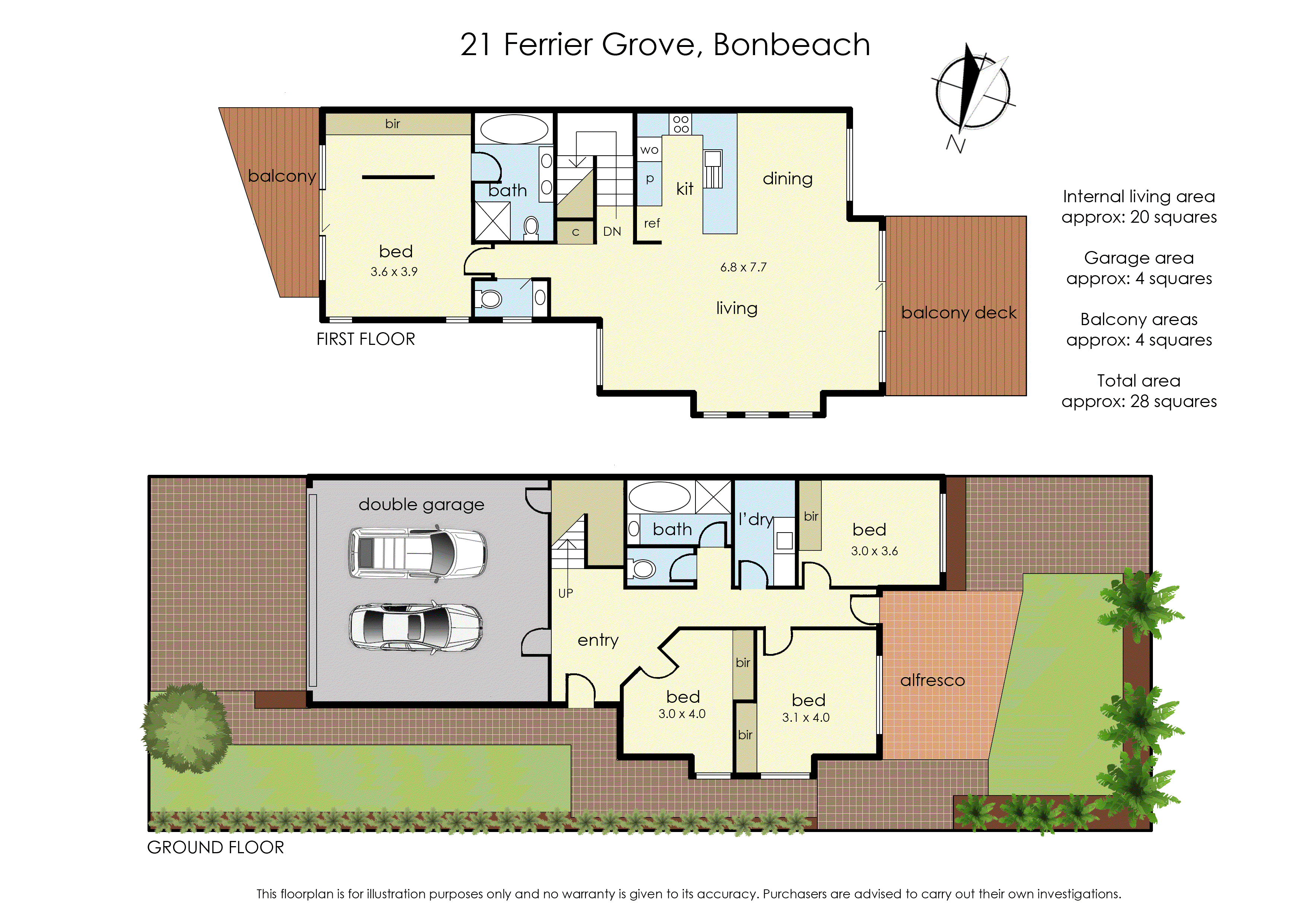 21 Ferrier Grove, Bonbeach VIC 3196 - Floorplan